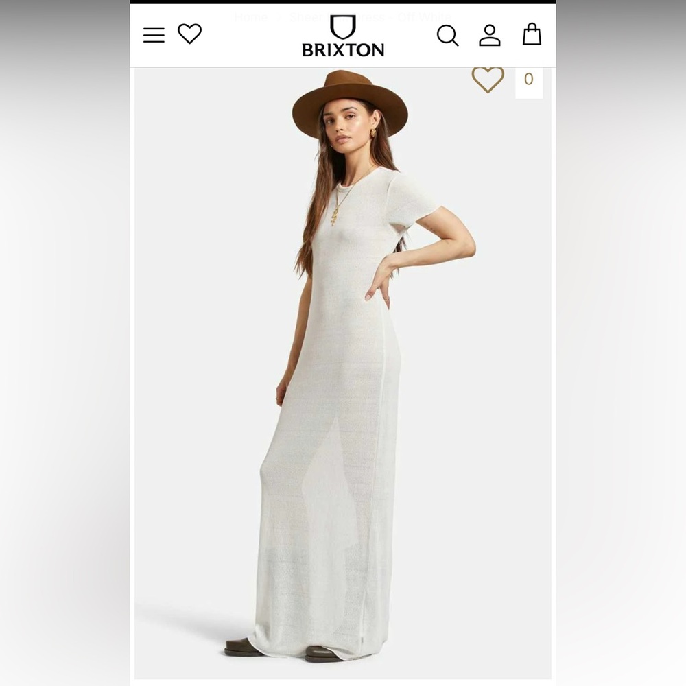 Brixton Sheer Knit Dress